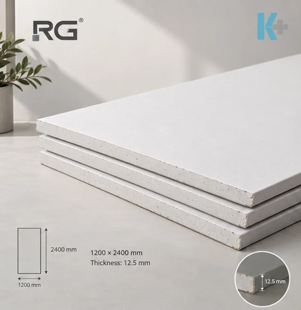 پنل گچی RG 12.5*1200*2400 کی پلاس